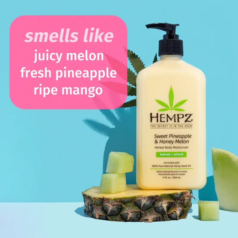HEMPZ Sweet Pineapple Honey Melon vlažilni losjon za telo 500 ml