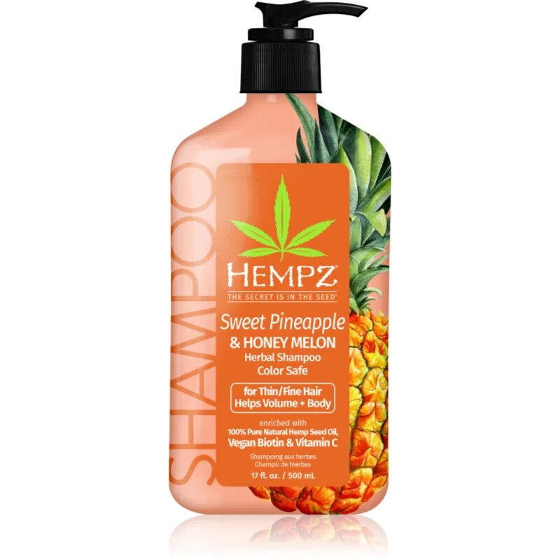 HEMPZ Sweet Pineapple Honey Melon vlažilni šampon za lase 500 ml
