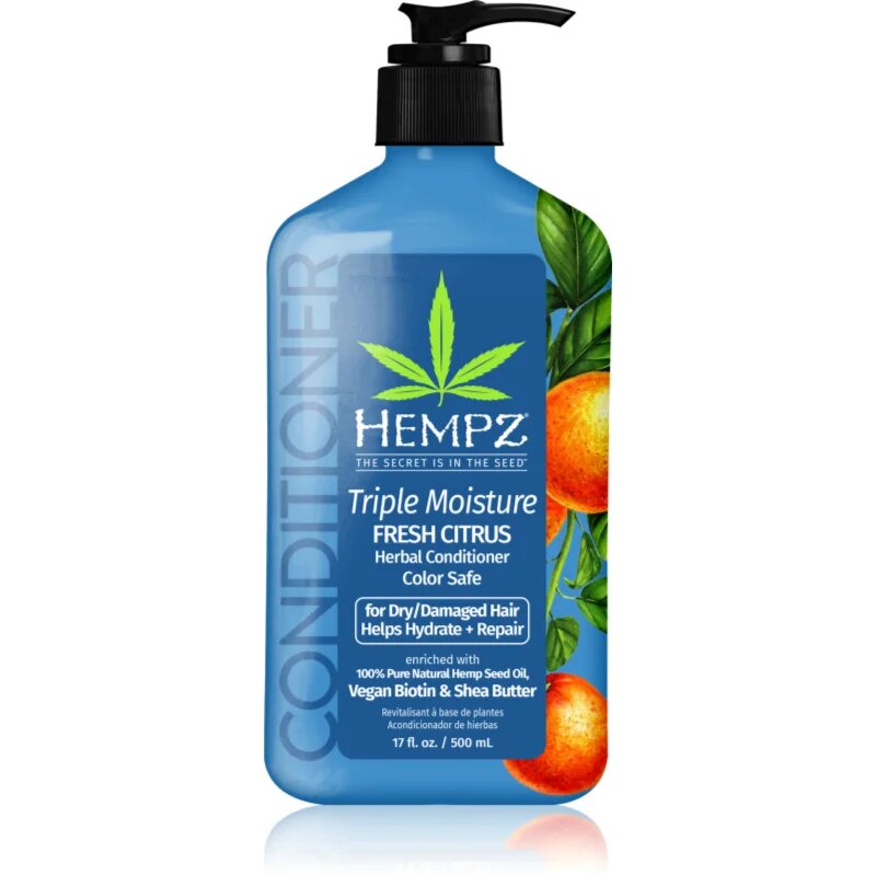 HEMPZ Triple Moisture vlažilni balzam za lase 500 ml