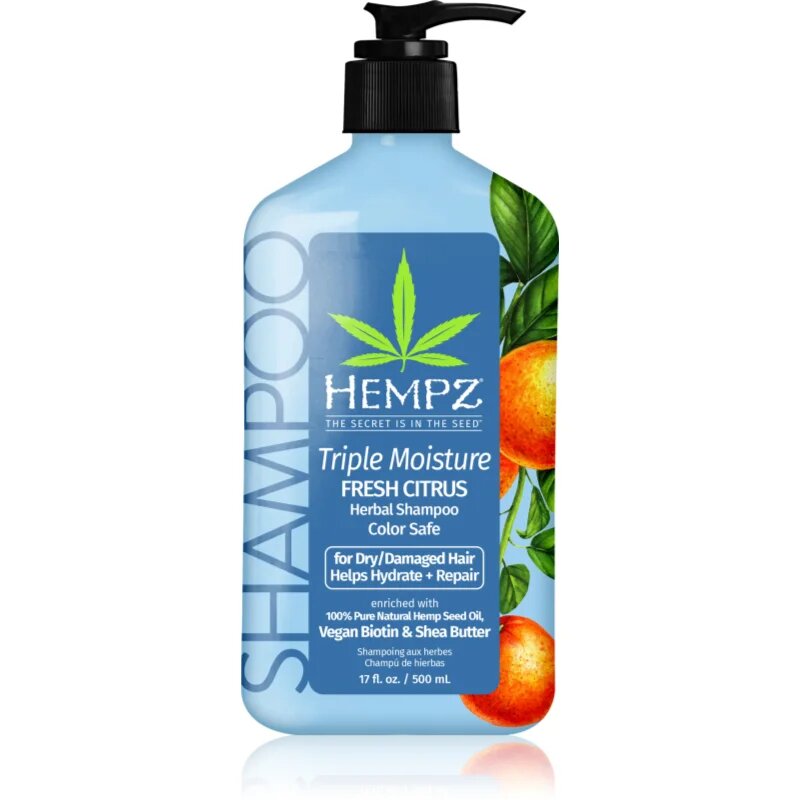 HEMPZ Triple Moisture vlažilni šampon za lase 500 ml
