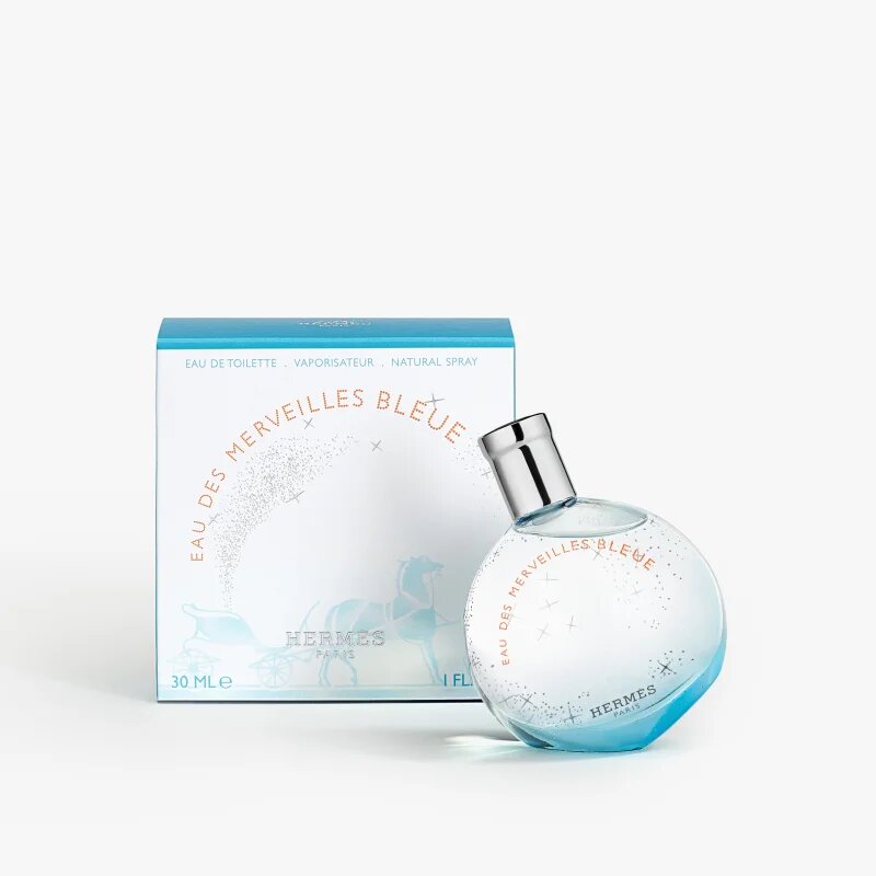 HERMÈS Eau des Merveilles Bleue toaletna voda polnilna za ženske 30 ml