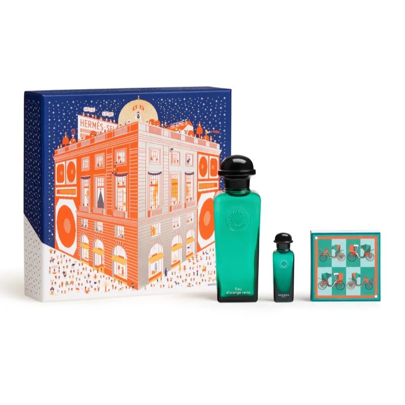 HERMÈS Eau d'orange verte Eau de Cologne Set darilni set uniseks