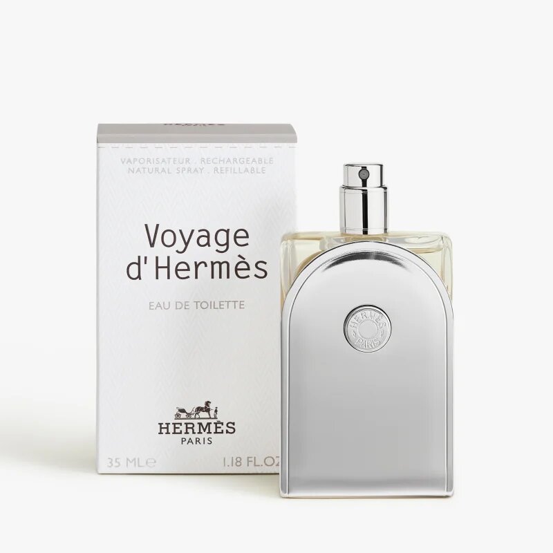 HERMÈS Voyage d'Hermès toaletna voda polnilna za moške 35 ml