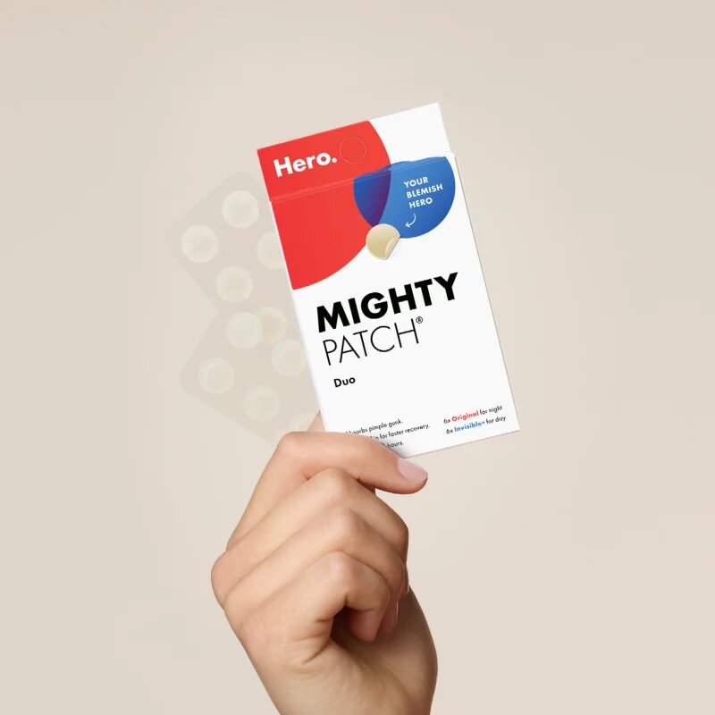 Hero Cosmetics Mighty Patch Duo obliž proti aknam 12 kos