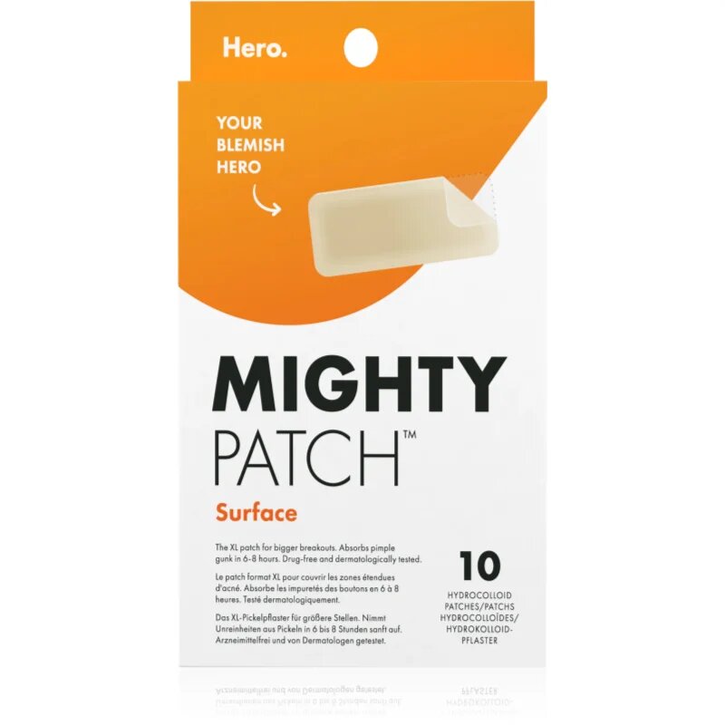 Hero Cosmetics Mighty Patch XL obliži za problematično kožo 10 kos