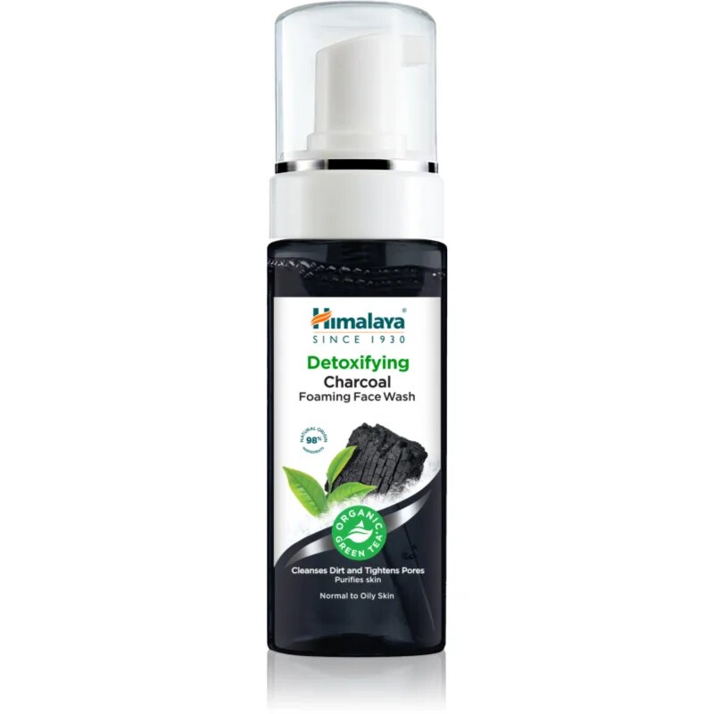 Himalaya Herbals Detoxifying Charcoal čistilna pena za obraz z ogljem 150 ml