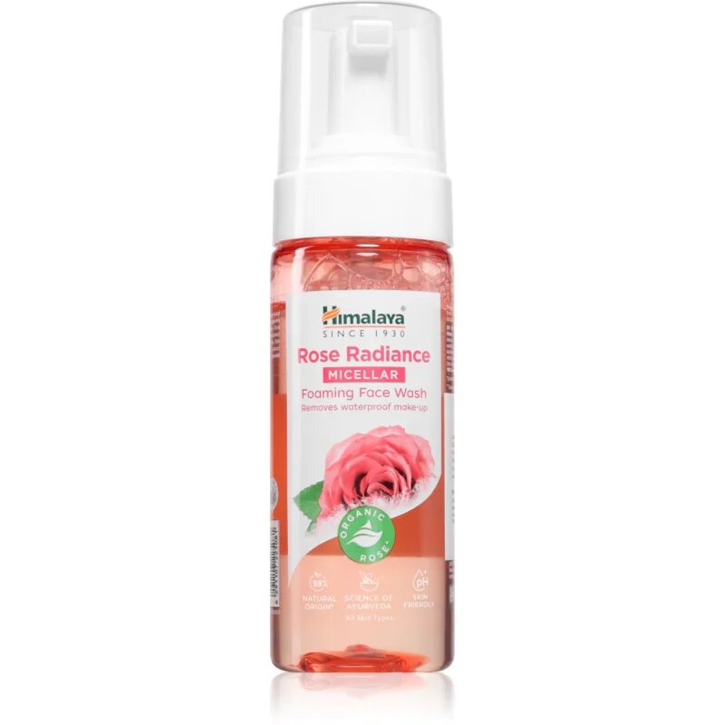 Himalaya Herbals Rose Radiance čistilna pena za obraz 150 ml