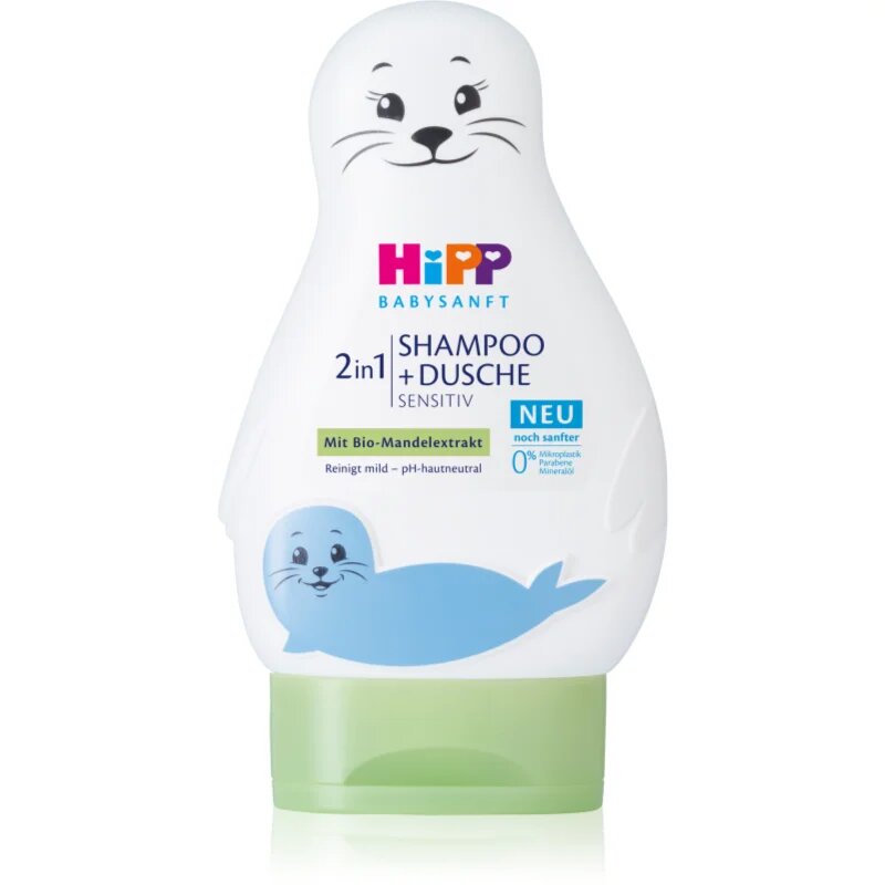 Hipp Babysanft Sensitive otroški šampon za telo in lase Seal 200 ml