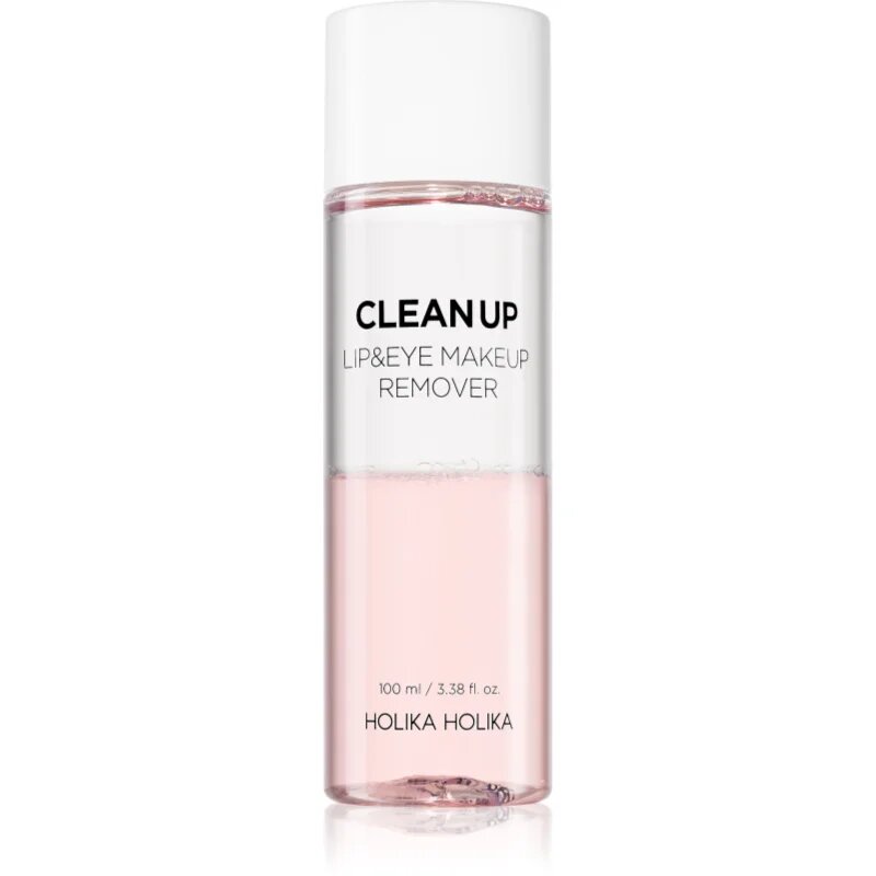 Holika Holika Clean Up dvokomponentni odstranjevalec ličil za občutljivo kožo in oči 100 ml