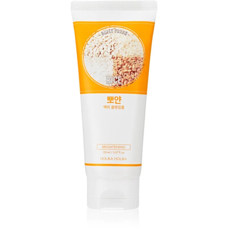 Holika Holika Daily Fresh Rice vlažilna čistilna pena za suho kožo 150 ml