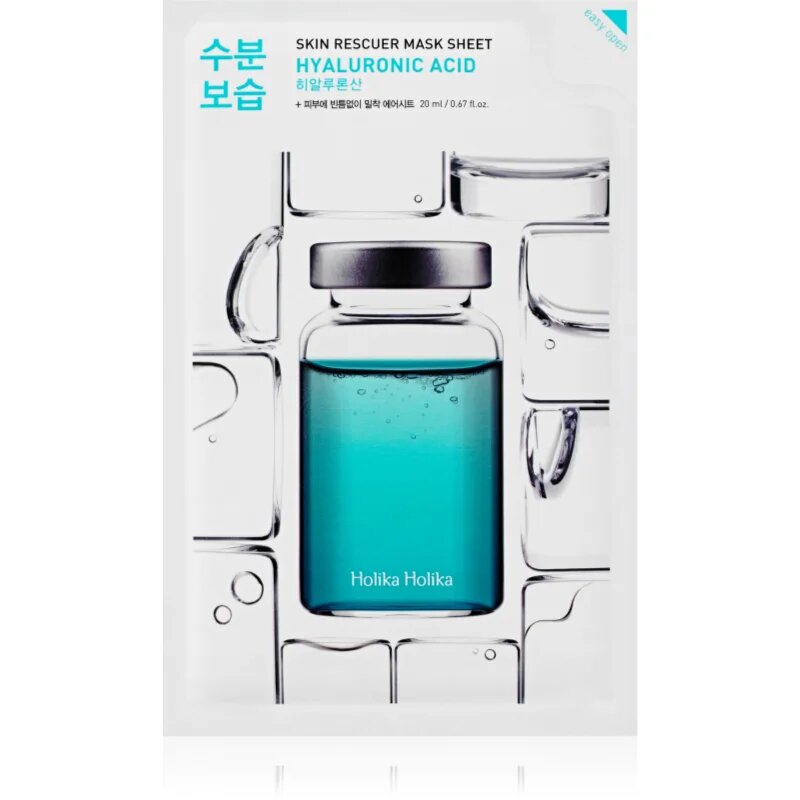 Holika Holika Skin Rescuer Hyaluronic Acid vlažilna tekstilna maska s hialuronsko kislino 20 ml