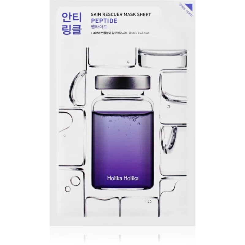 Holika Holika Skin Rescuer Peptide revitalizacijska maska iz platna s peptidi 20 ml