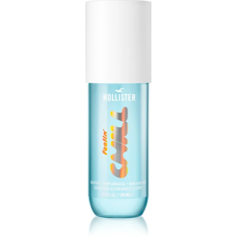 Hollister Feelin' Chill parfumska meglica za telo in lase za ženske Grapefruit 198 ml
