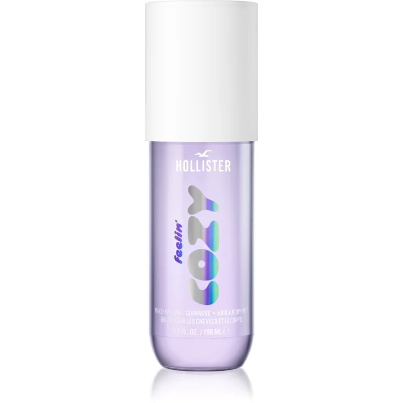 Hollister Feelin' Cozy parfumska meglica za telo in lase za ženske Marshmallow 198 ml