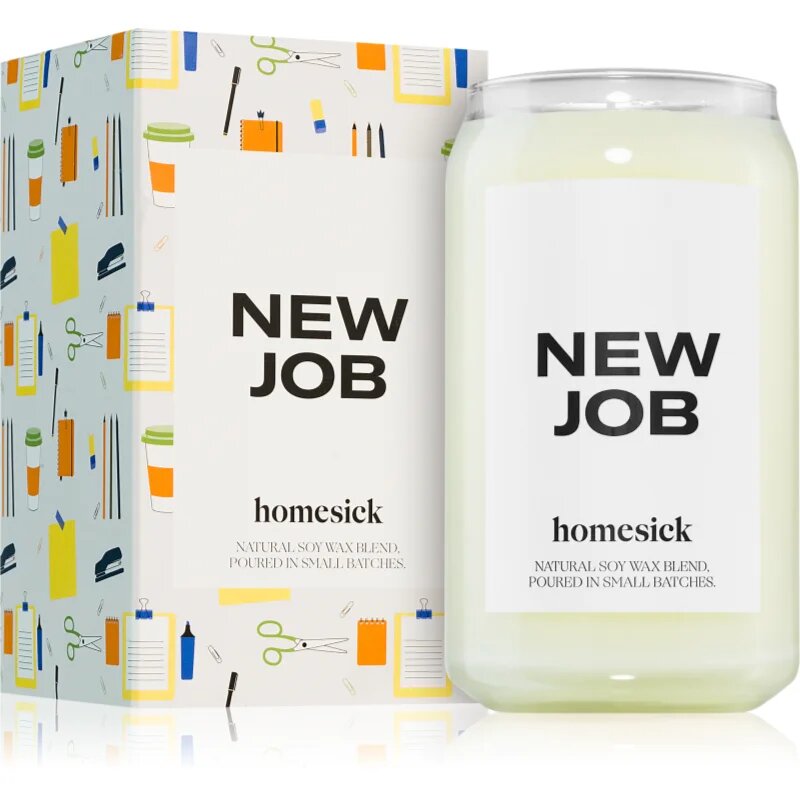 homesick New Job dišeča sveča 390 g
