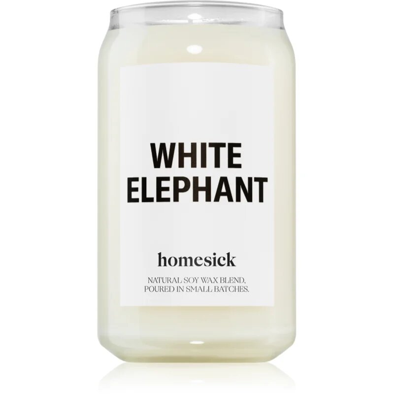 homesick White Elephant dišeča sveča 390 g