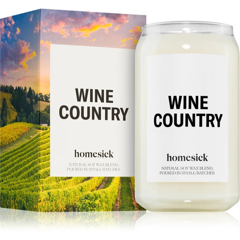 homesick Wine Country dišeča sveča 390 g