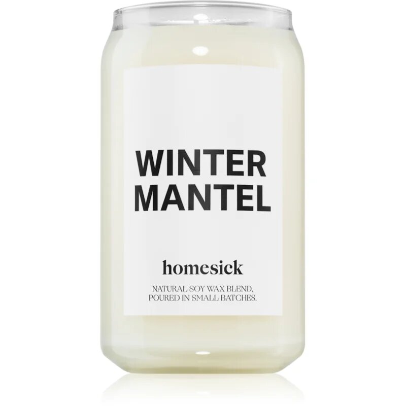 homesick Winter Mantel dišeča sveča 390 g