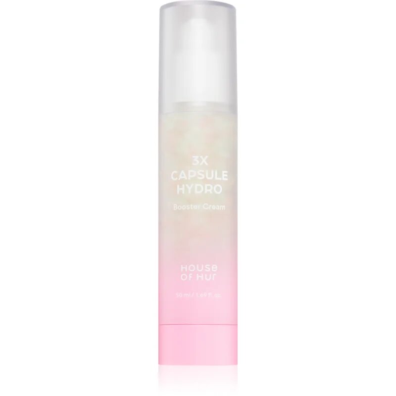 House of Hur 3X Capsule Hydro Booster Cream vlažilna podlaga za posvetlitev in zgladitev kože 50 ml