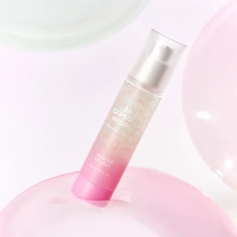 House of Hur 3X Capsule Hydro Booster Cream vlažilna podlaga za posvetlitev in zgladitev kože 50 ml