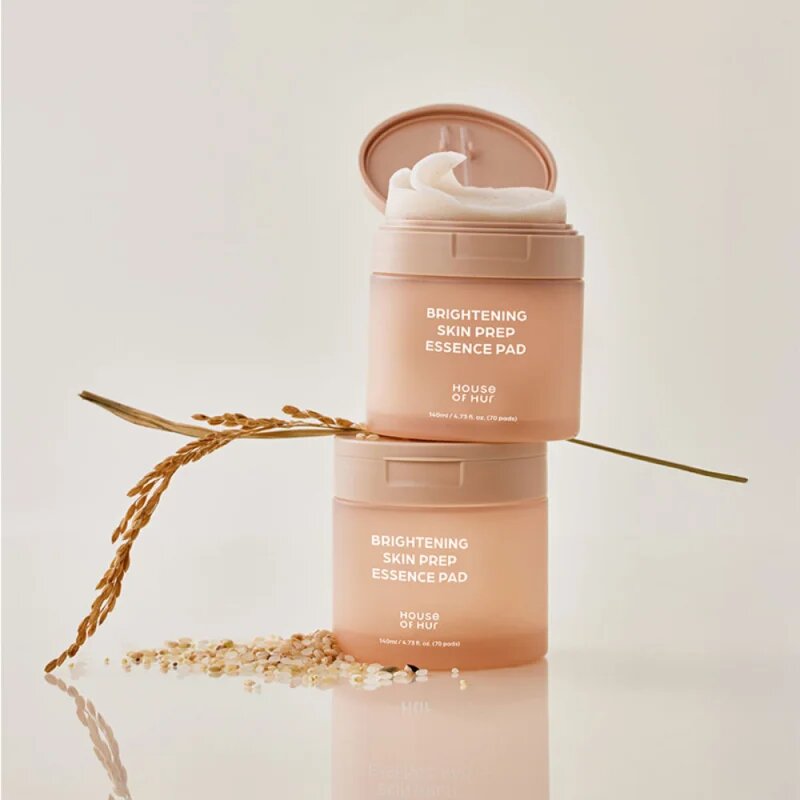 House of Hur Brightening Skin Prep Essence Pad tonizirajoče blazinice za poenotenje tona kože 140 ml