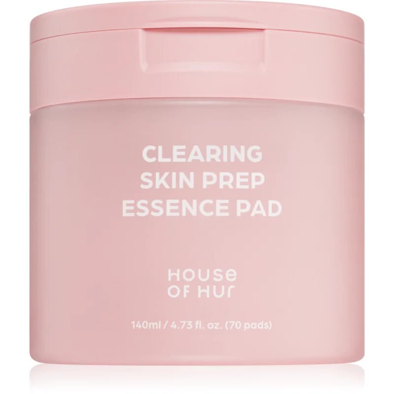 House of Hur Clearing Skin Prep Essence Pad eksfoliacijske čistilne blazinice z vlažilnim učinkom 140 ml