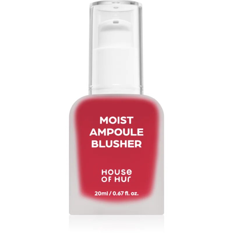 House of Hur Moist Ampoule Blusher tekoče rdečilo odtenek 09 Ruby Red 20 ml