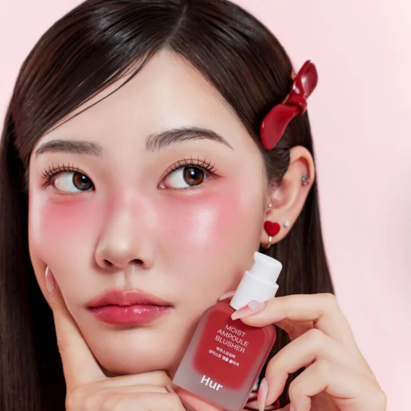 House of Hur Moist Ampoule Blusher tekoče rdečilo odtenek 09 Ruby Red 20 ml