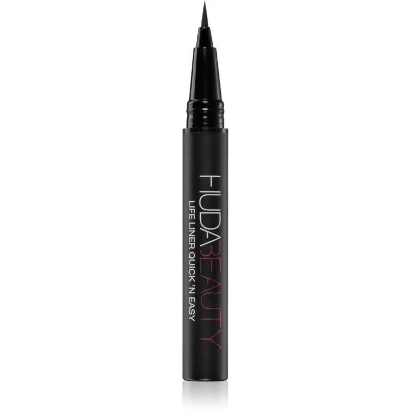 Huda Beauty Life Liner Quick N Easy natančno tekoče črtalo za oči odtenek Very Vanta (Extreme Black) 0.45 ml