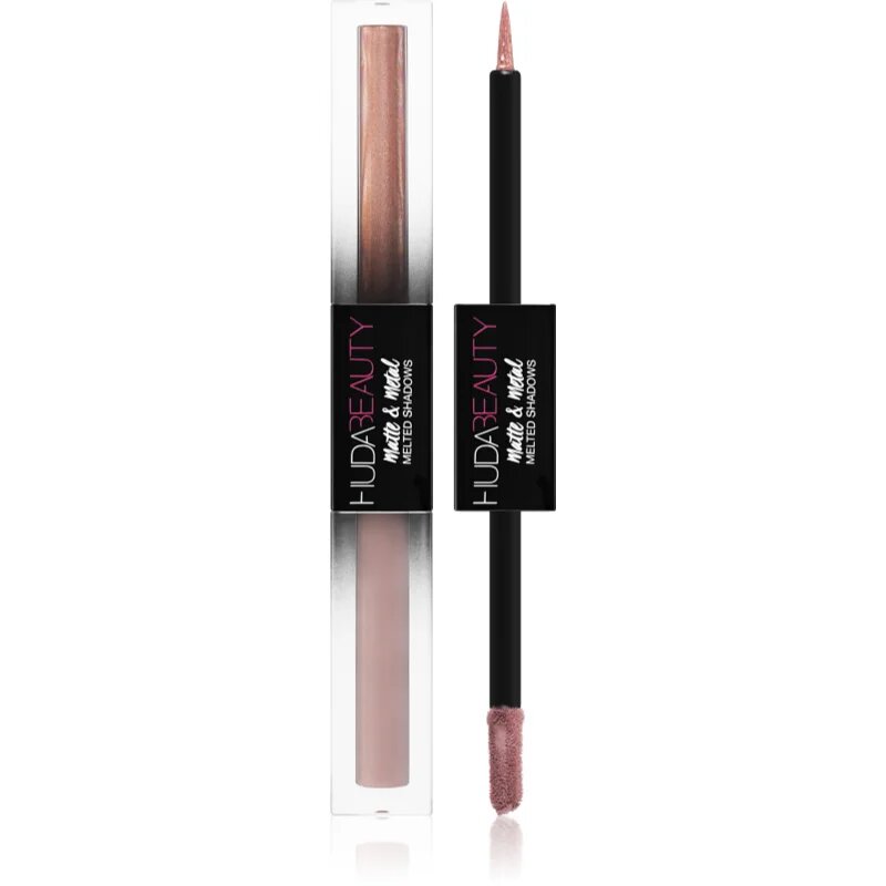 Huda Beauty Matte & Metal Melted tekoče senčilo za oči odtenek Request Line and Slow Jams 2x2 ml