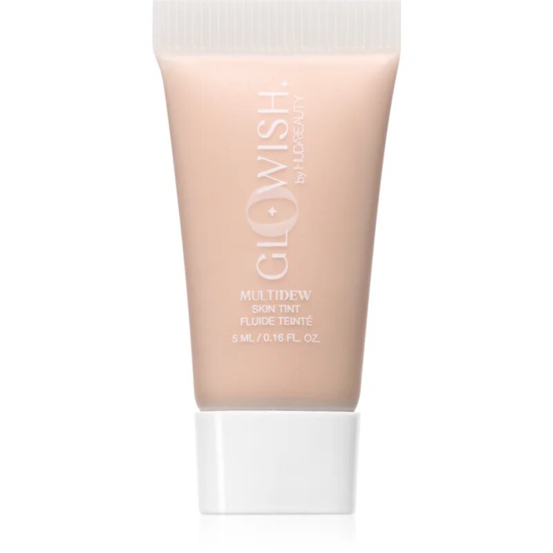 Huda Beauty MultiDew Skin Tint posvetlitvena tonirana krema z vlažilnim učinkom odtenek 03 LIGHT 5 ml
