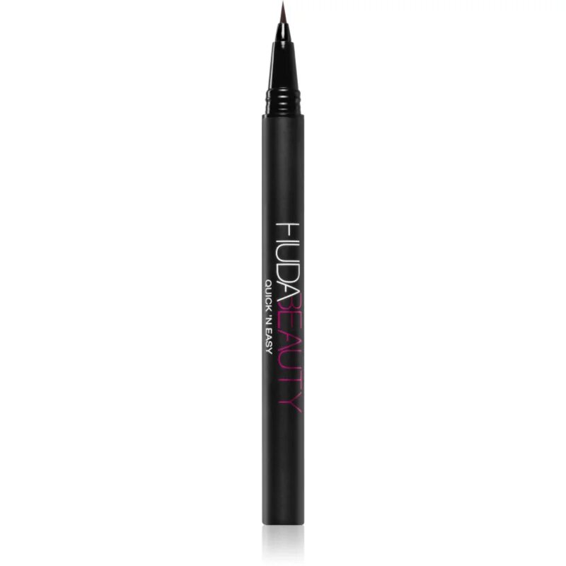Huda Beauty Quick 'N Easy Precision Liquid Liner tekoče črtalo za oči odtenek Very Brown 1 ml