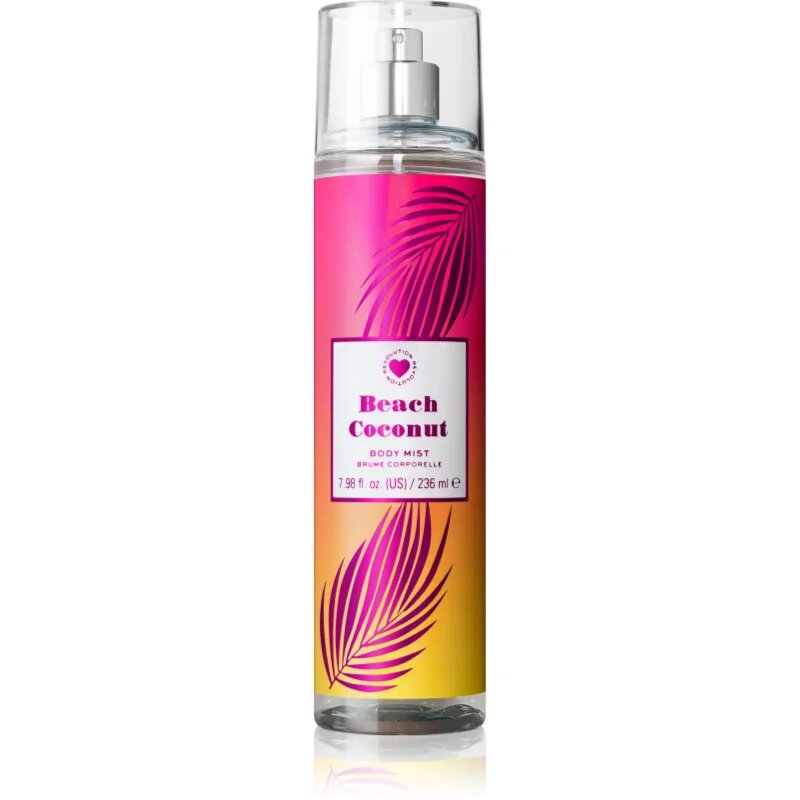 I Heart Revolution Body Mist Beach Coconut odišavljeno pršilo za telo za ženske 236 ml