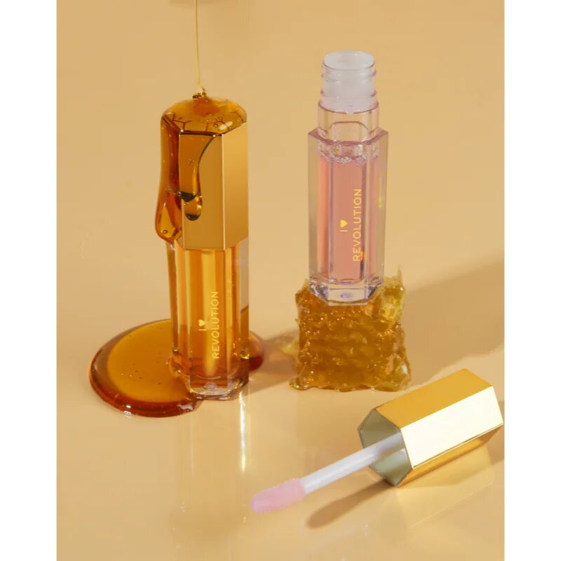 I Heart Revolution Honey Bear tonirno olje za ustnice za hidracijo in sijaj odtenek Rose 4 ml