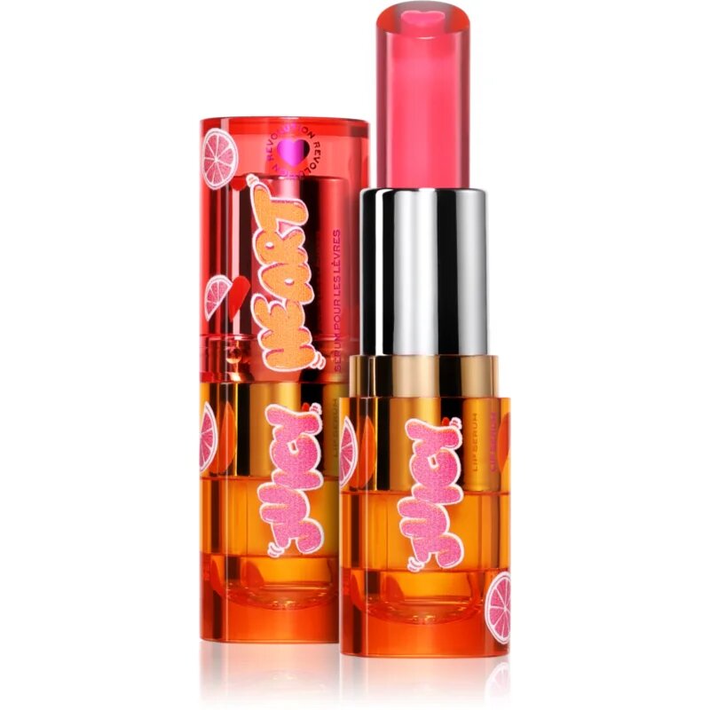 I Heart Revolution Juicy Heart Lip Serum gladilni serum za ustnice odtenek Grapefruit Pink 2.5 g