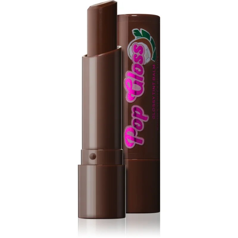 I Heart Revolution Pop Gloss balzam za ustnice za toniranje odtenek Coconut Brown 2.7 g