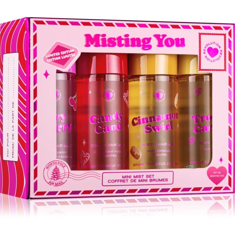 I Heart Revolution Xmas 2025 Mini Mist set božični darilni set za ženske