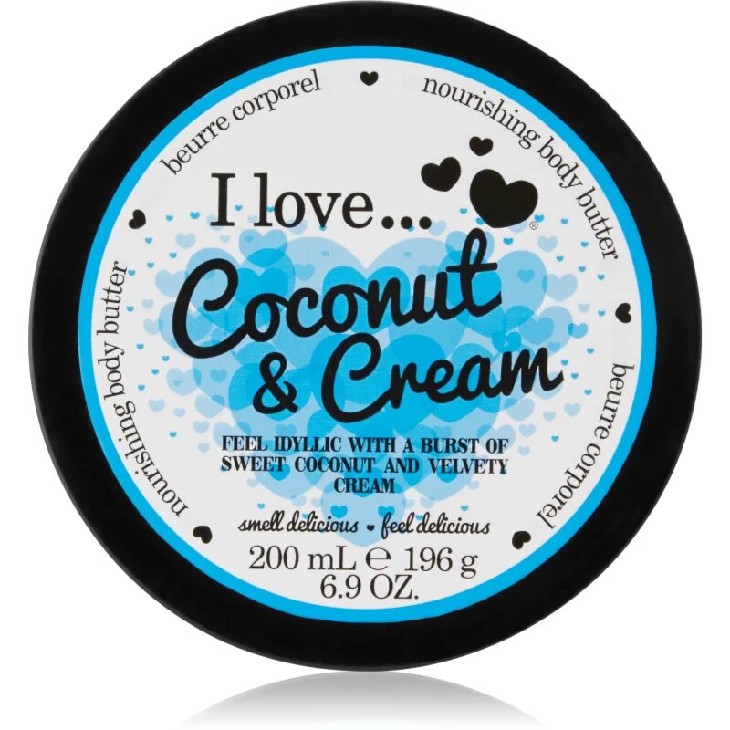 I Love Coconut & Cream maslo za telo 200 ml