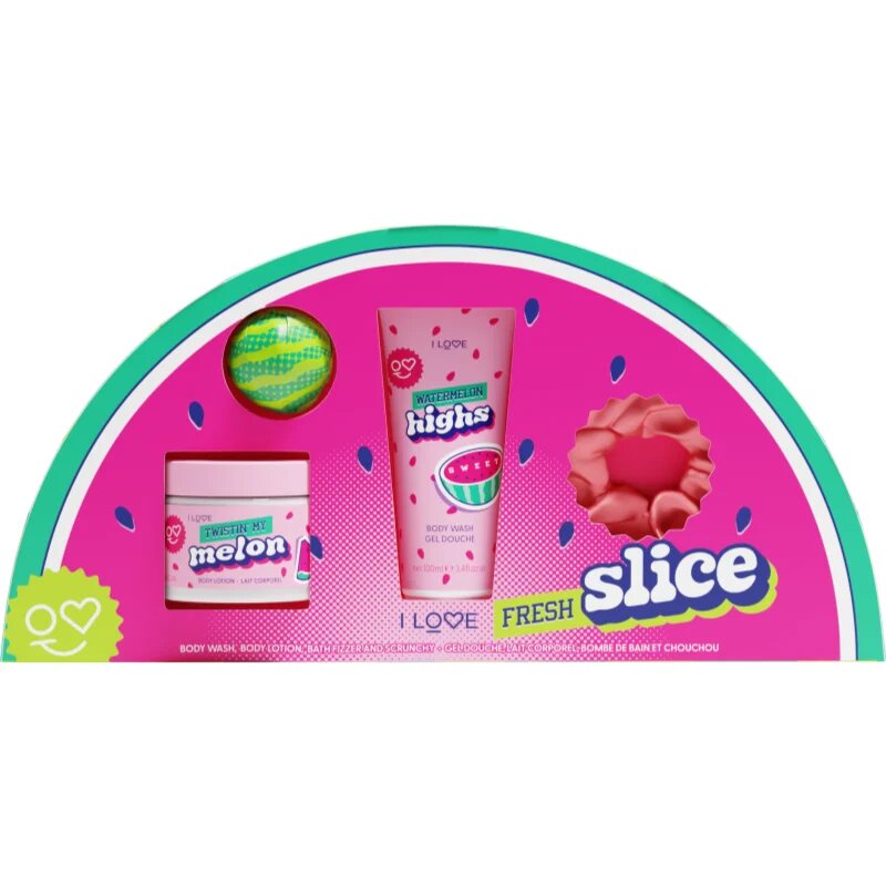 I Love Fresh Slice darilni set za kopel