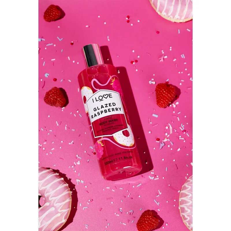 I Love Glazed Raspberry gel za prhanje 350 ml