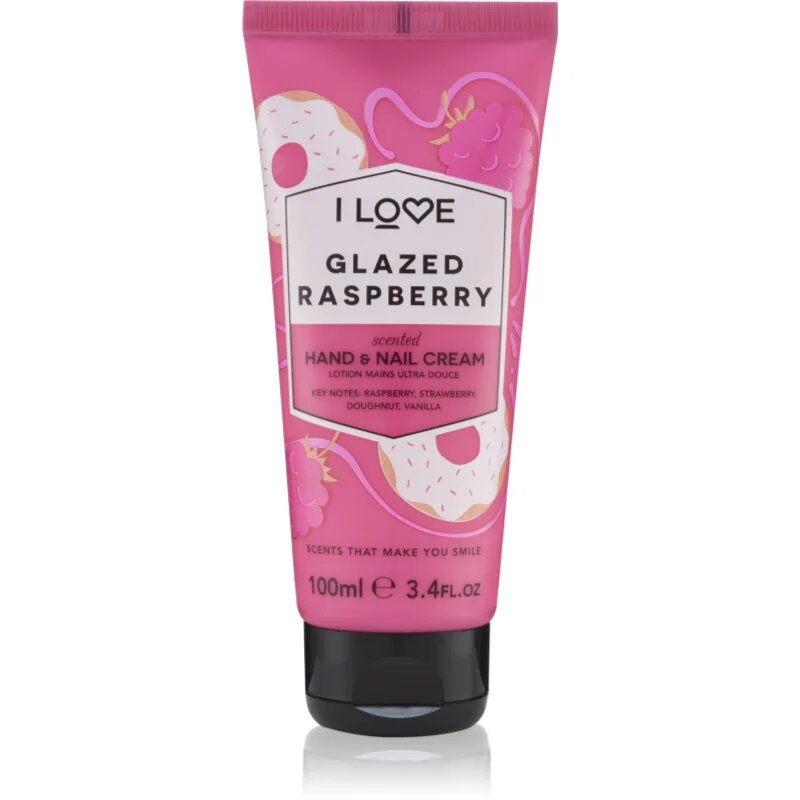 I Love Glazed Raspberry krema za roke 100 ml