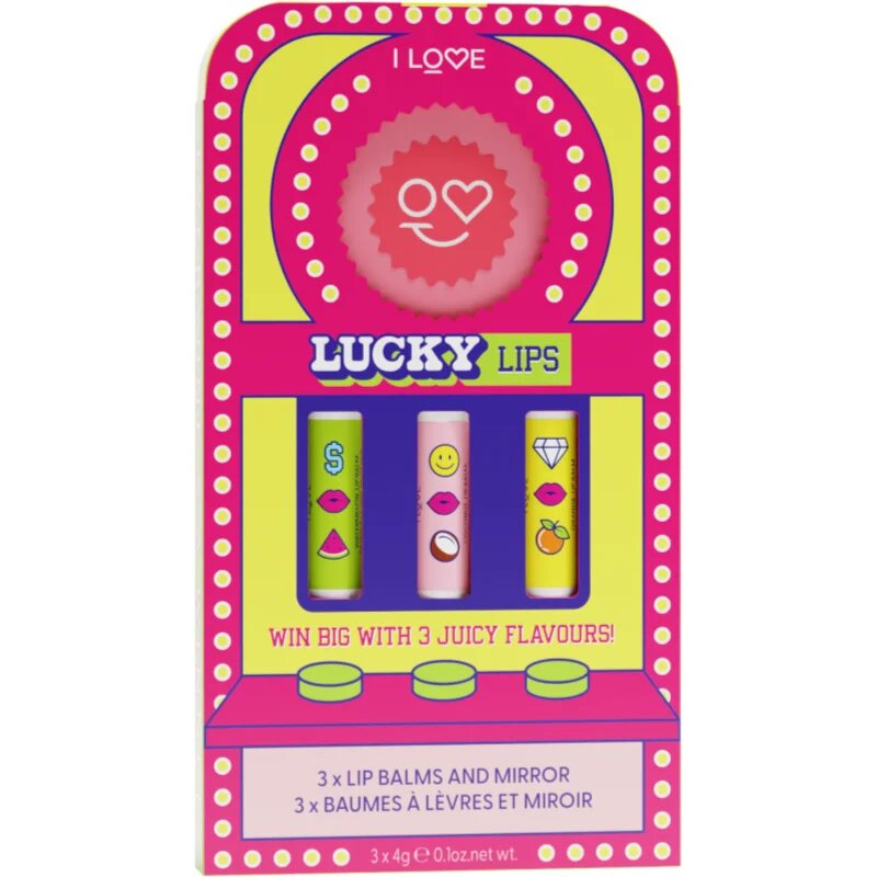 I Love Lucky Lips darilni set za ustnice