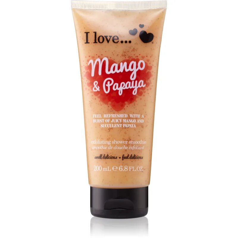 I Love Mango & Papaya piling za prhanje 200 ml