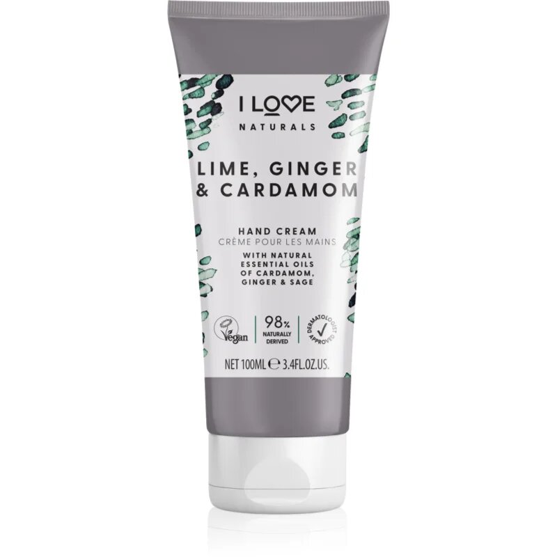 I Love Naturals Lime Ginger & Cardamom krema za roke 100 ml