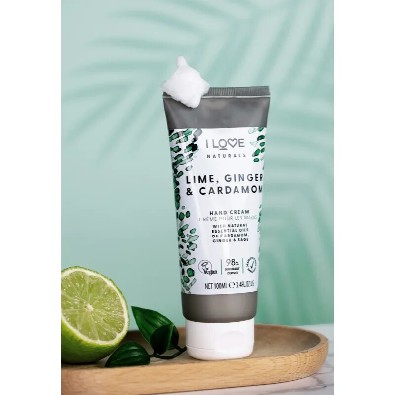 I Love Naturals Lime Ginger & Cardamom krema za roke 100 ml