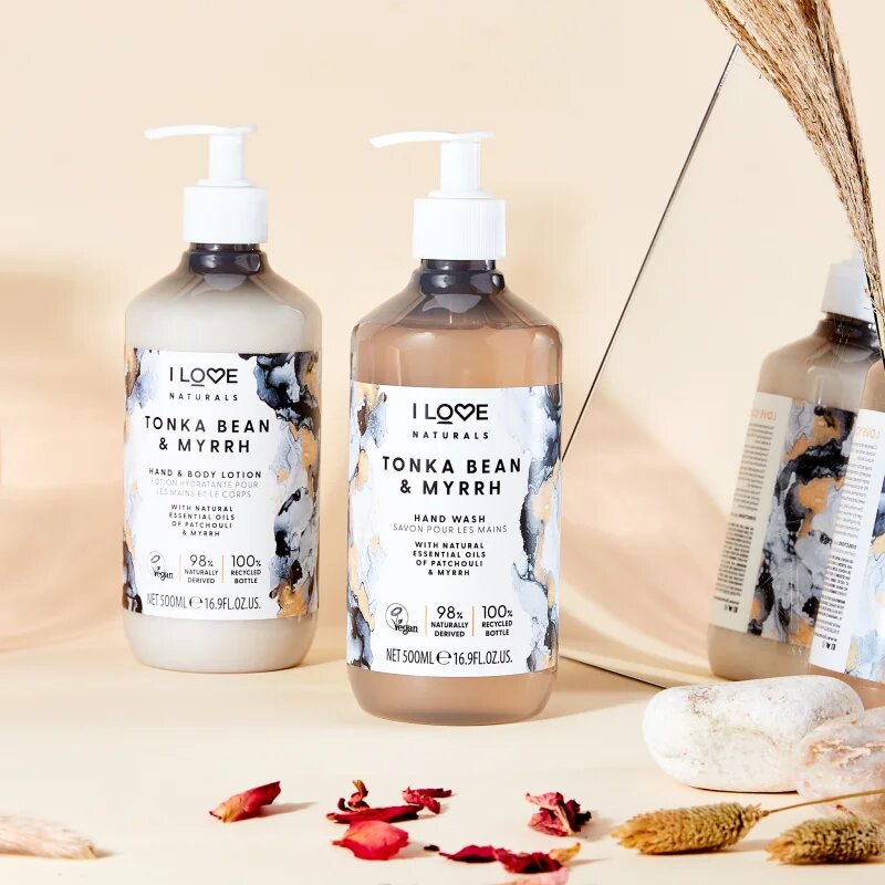 I Love Naturals Rose & Argan losjon za telo 500 ml