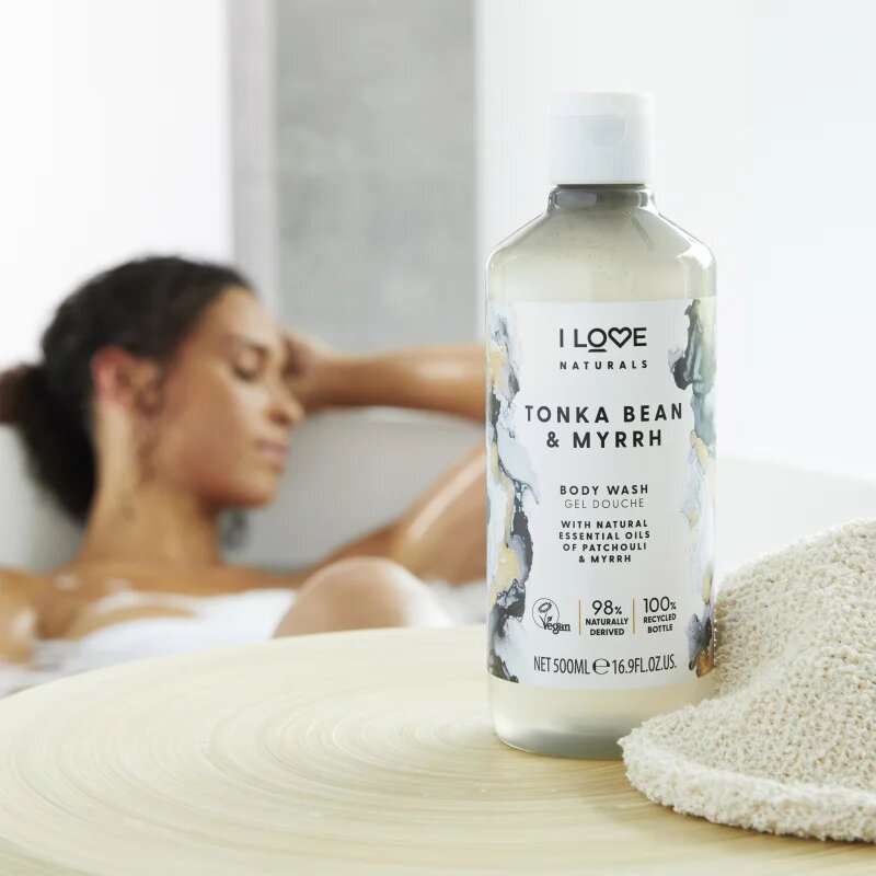 I Love Naturals Tonka Bean & Myrrh gel za prhanje 500 ml