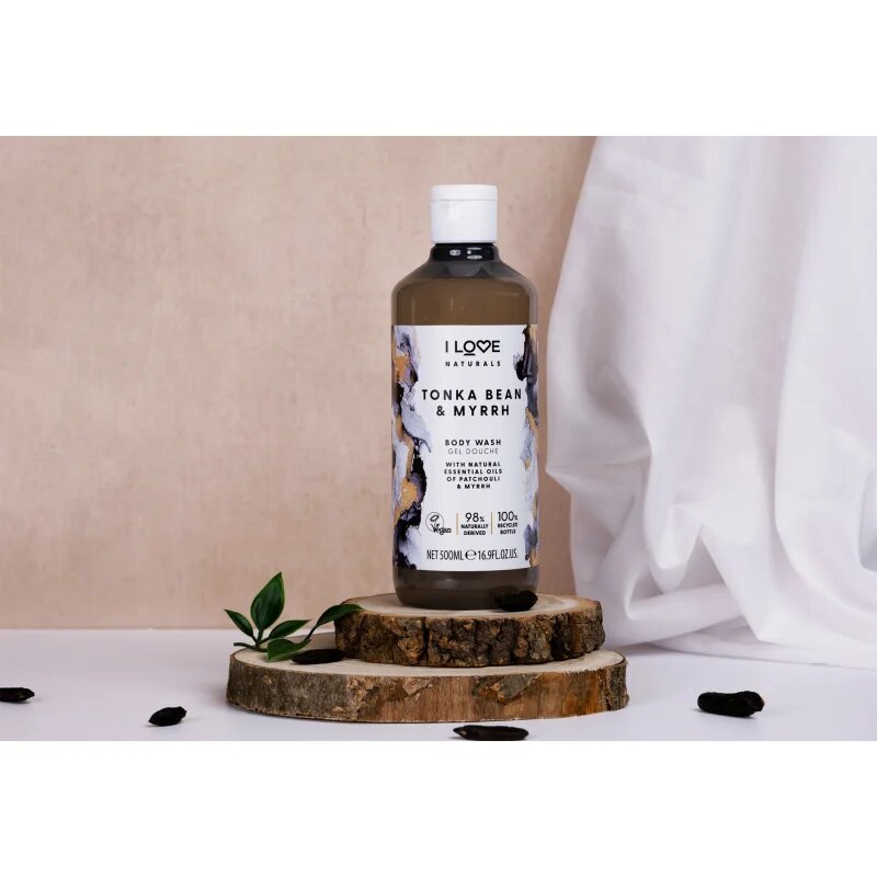 I Love Naturals Tonka Bean & Myrrh gel za prhanje 500 ml