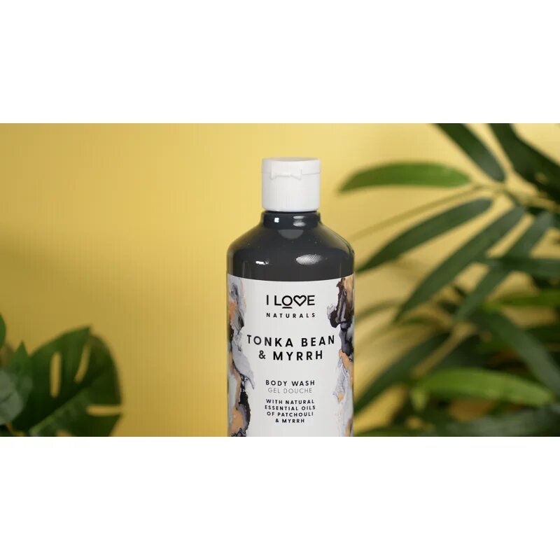 I Love Naturals Tonka Bean & Myrrh gel za prhanje 500 ml