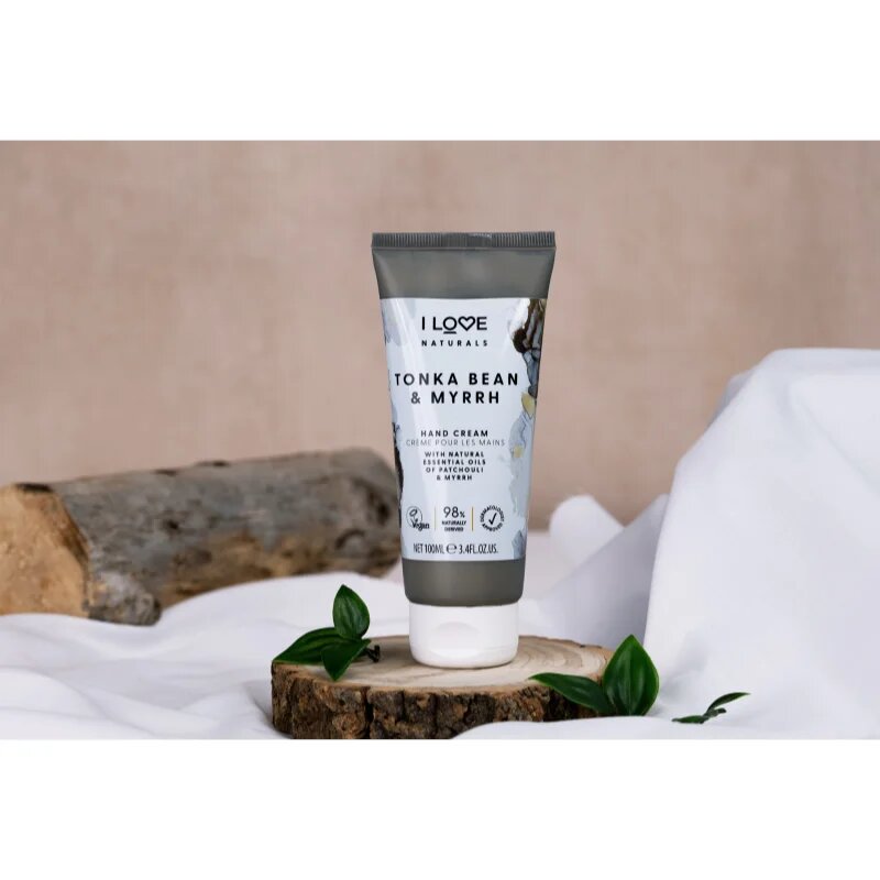 I Love Naturals Tonka Bean & Myrrh krema za roke 100 ml